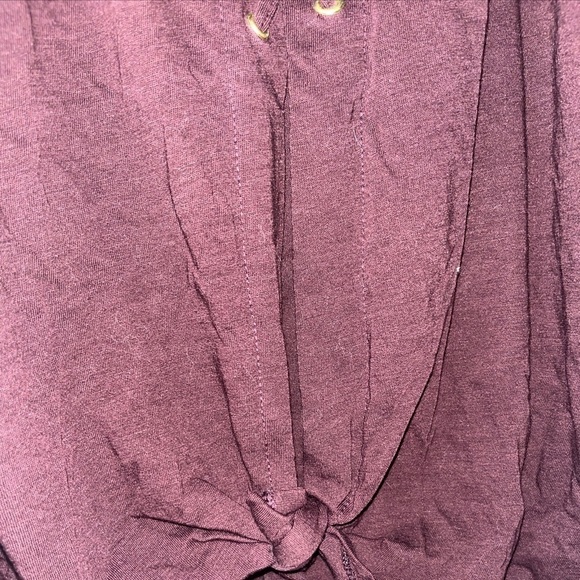 Victoria Secret sport plum tank . Cross cross back size small - Picture 3 of 5